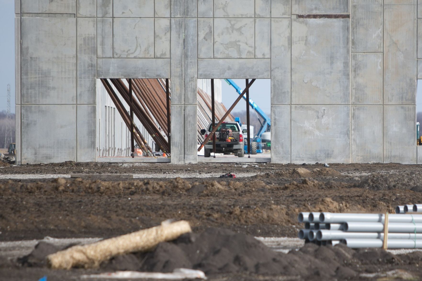 Tilt-up warehouse buildings